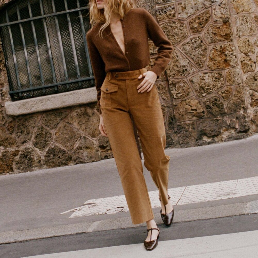 Doen Hartfield Pant in Amber Wheat Size 12